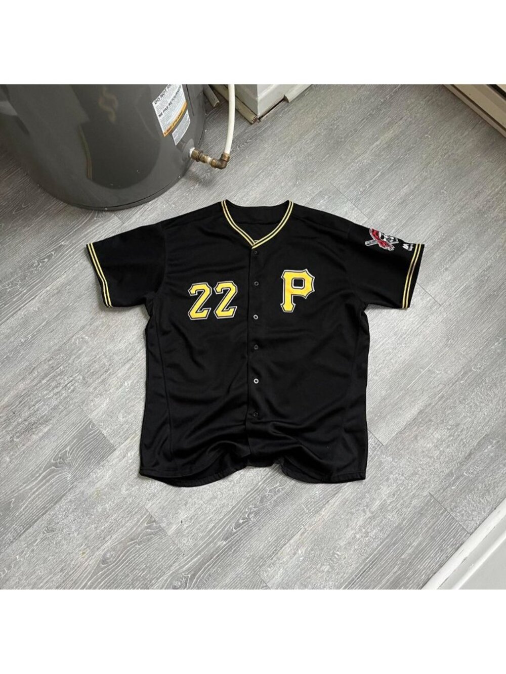 Black / White Majestic / Pittsburgh Pirates d (22, McCutchen) Baseball Jersey